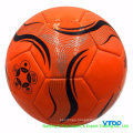 Orange Color PVC /PU / TPU Machine Stitched Soccer